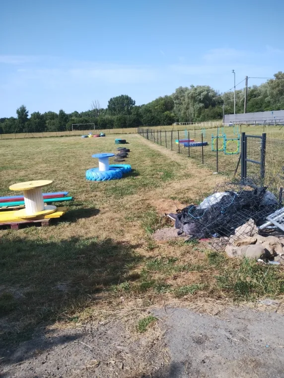 Les travaux avancent au pays de Fergie , Douai, Centre canin Michel Gioé