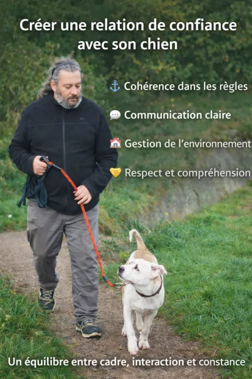 Créer une relation de confiance avec son chien, Cambrai, Centre canin Michel Gioé